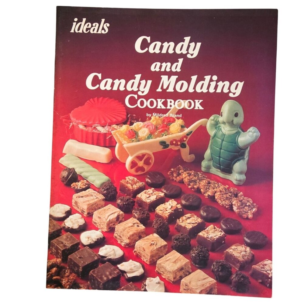 Candy And Candy Molding Cookbook Vintage 1982 Recipe Book Kitchen Collectible